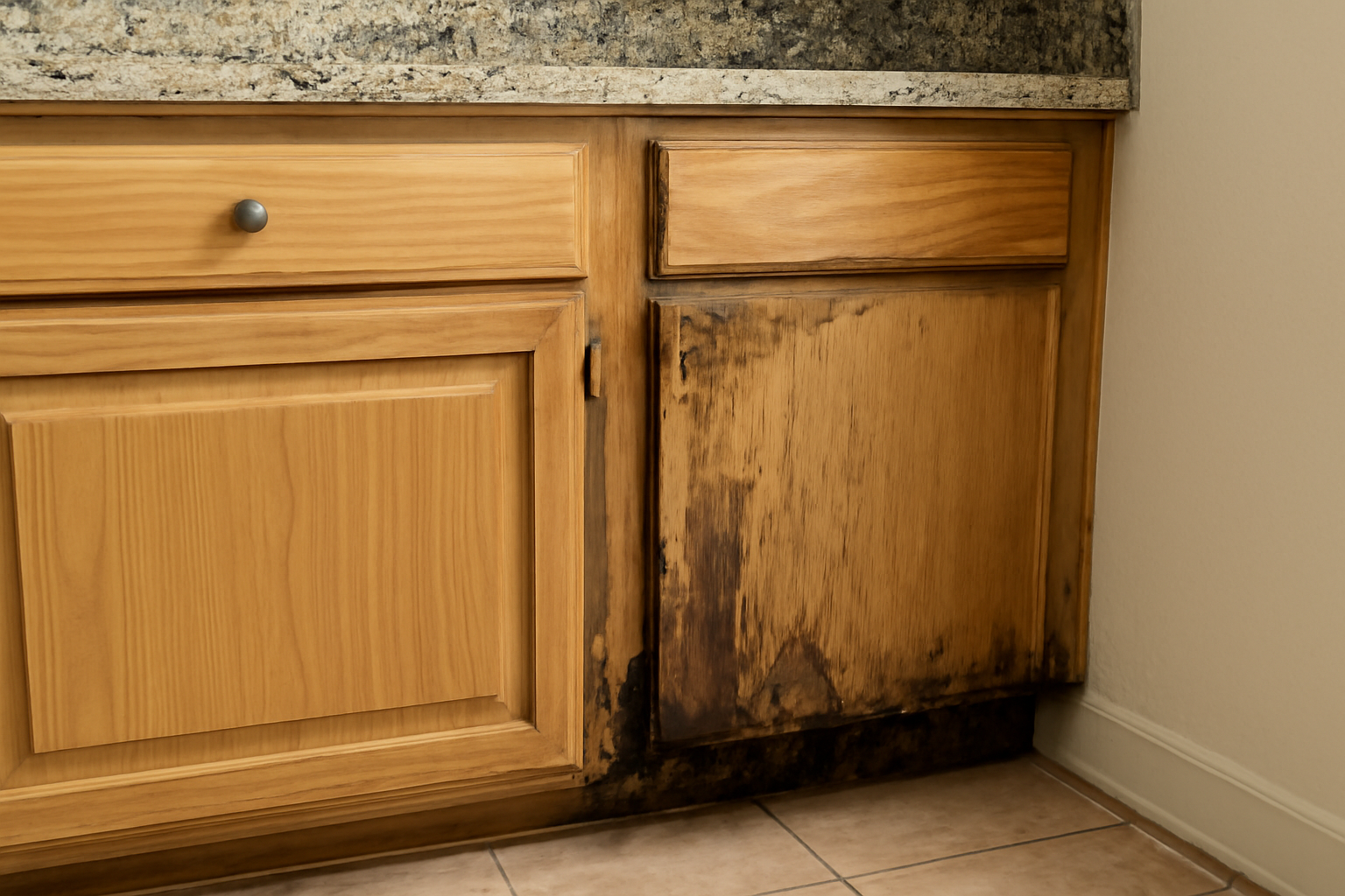 Cabinet Water Damage Repair in Goshen, OH
