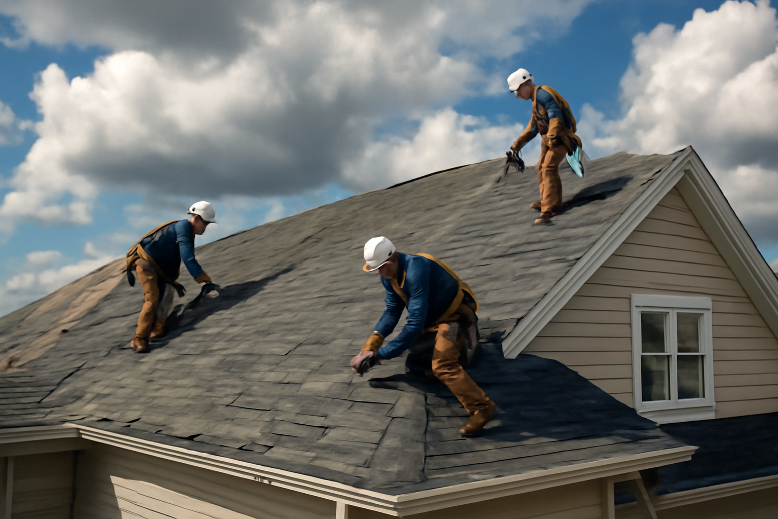 Storm damage repair service