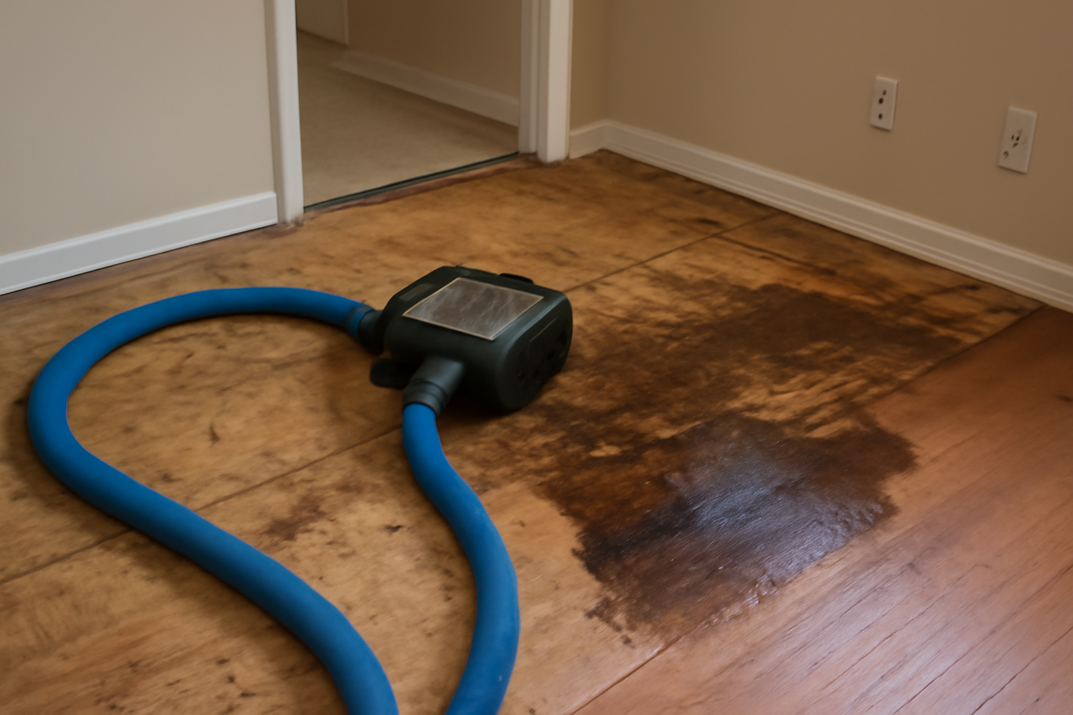 Subfloor Water Extraction in Oxford, OH