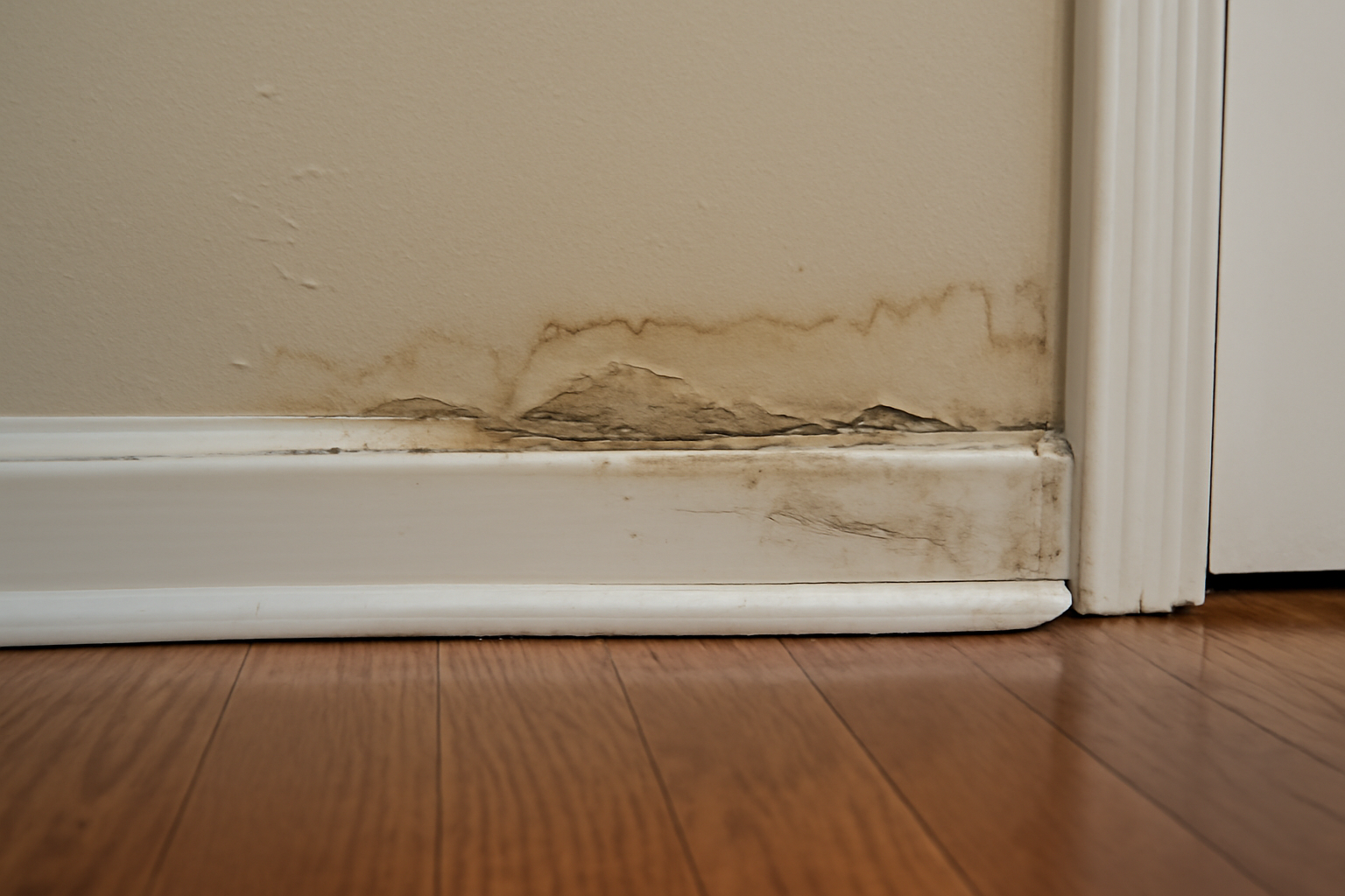 Trim & Baseboard Replacement After Water Damage in Bethel, OH
